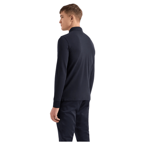 Armani Exchange Slim Fit Long Sleeve Polo Shirt