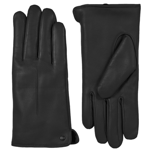 Dents Maria Touchscreen Single-Point Faux Fur-Lined Leather Gloves