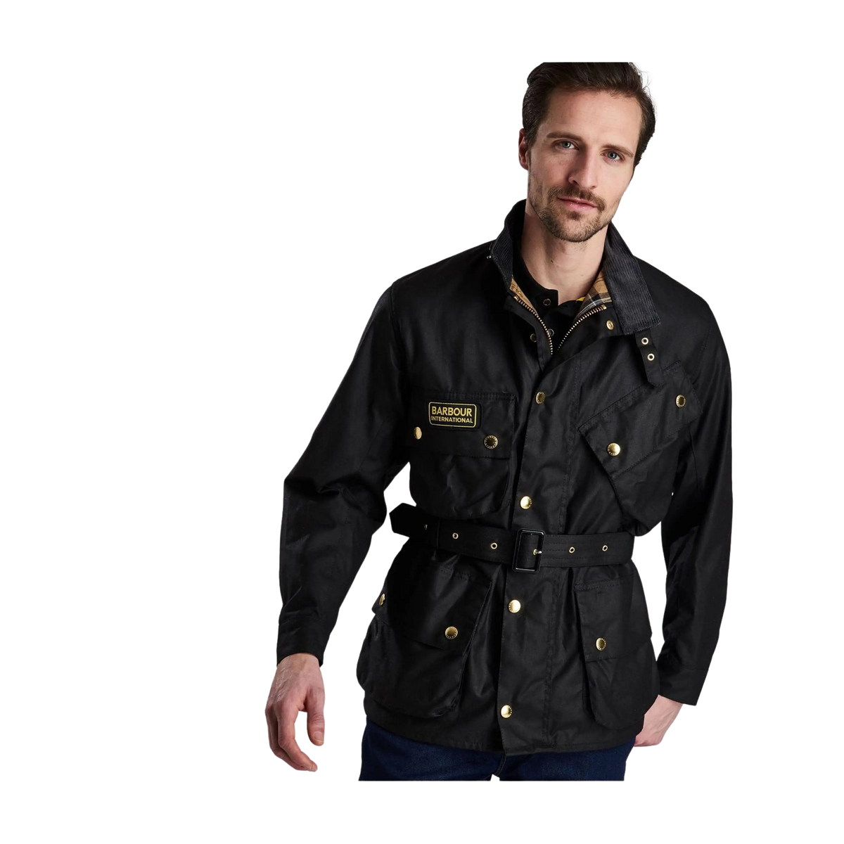 Barbour International Original Waxed Jacket In Black | Coes