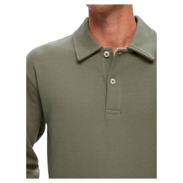 Selected Dap Long Sleeve Polo Shirt