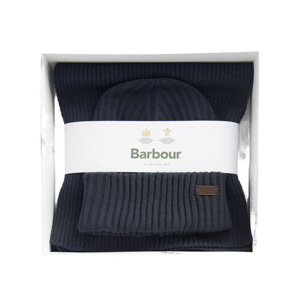 Barbour Crimdon Beanie & Scarf Gift Set