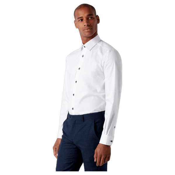 Remus Uomo Trimmed Classic Long Sleeve Shirt