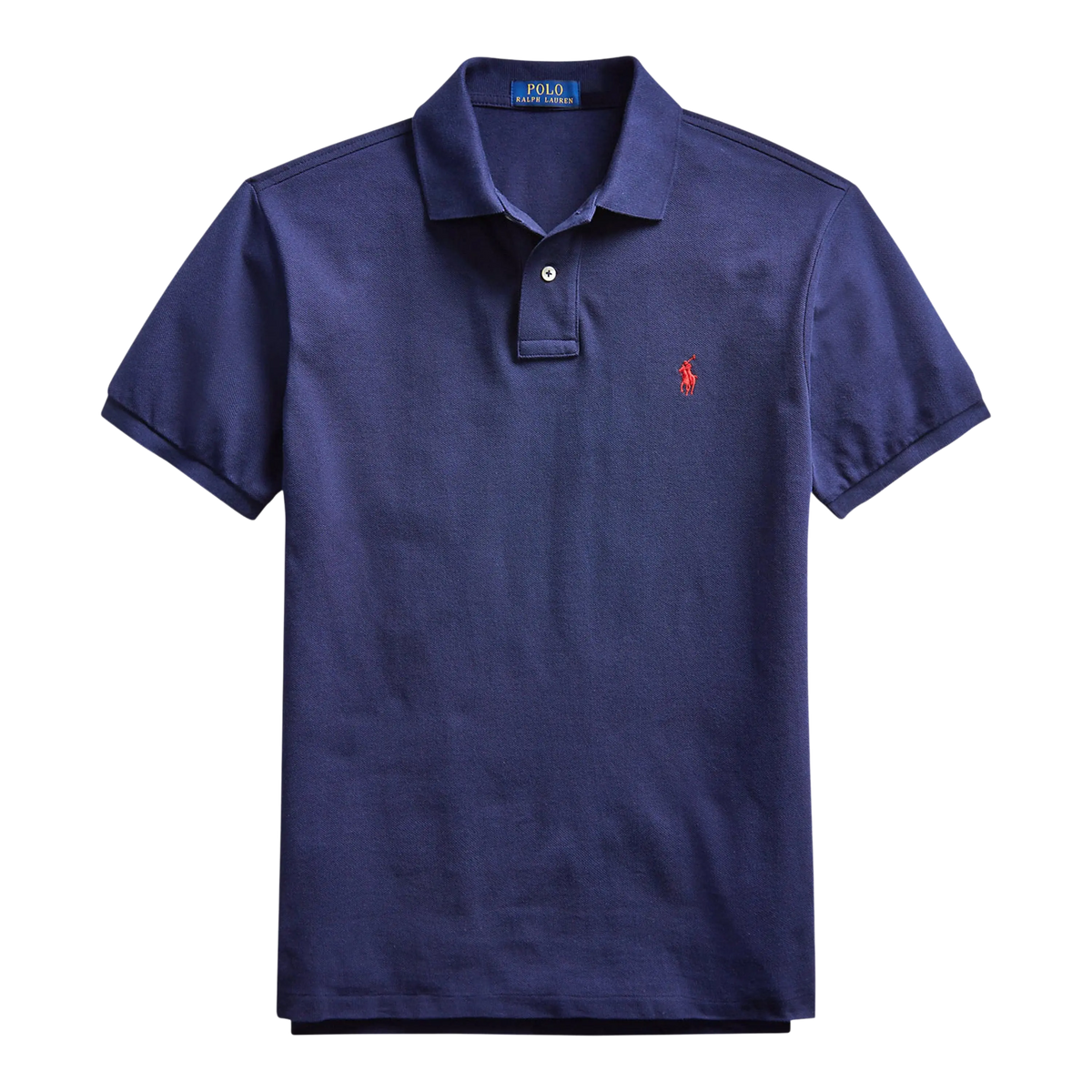 Polo Ralph Lauren Plain Polo Shirt In Navy | Coes