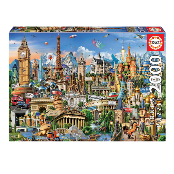 University Games European Landmarks 2000pc