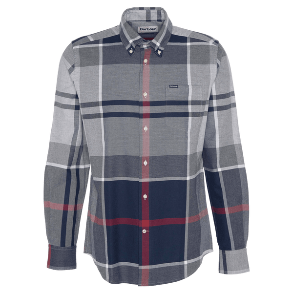 Barbour Dunoon Tailored Fit Tartan Long Sleeve Shirt for Men