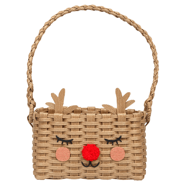 Craft with Santa Reindeer Basket