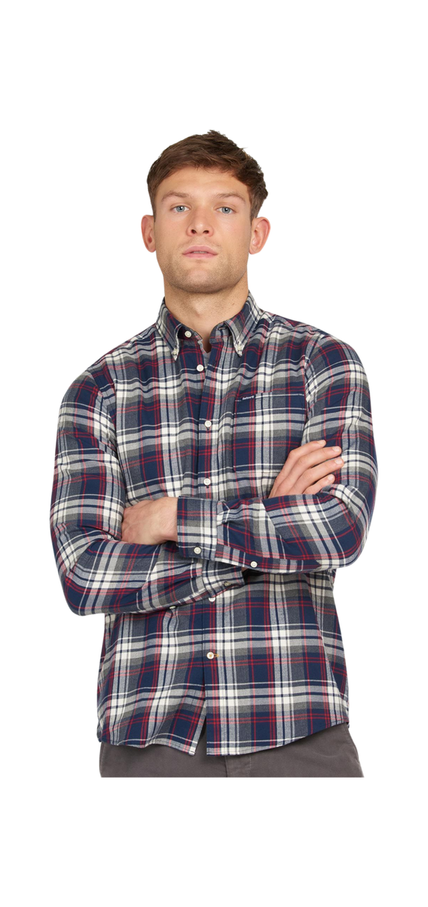 Barbour Crossfell Tailored Long Sleeve Shirt for Men