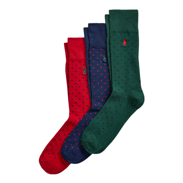 Polo Ralph Lauren Crew Sock Three Pack