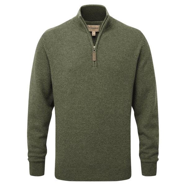 Schoffel Lewis Lambswool 1/4 Zip Jumper