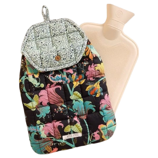 White Stuff Reversible Hot Water Bottle Cover