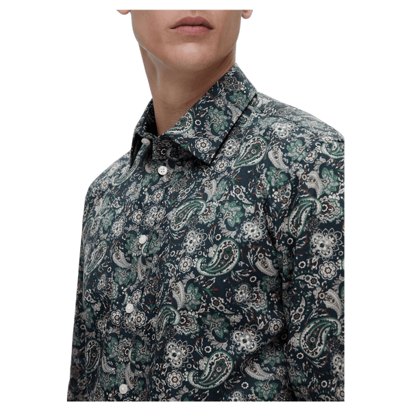 Selected Soho Long Sleeve Patterned Shirt for Men