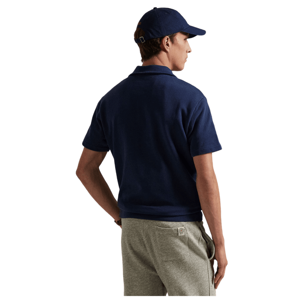 Polo Ralph Lauren Short Sleeve Loopback Fleece Polo Sweatshirt