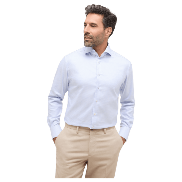 Eterna Houndstooth Formal Long Sleeve Shirt