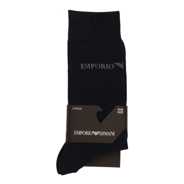 Emporio Armani Three Pack Short Socks for Men