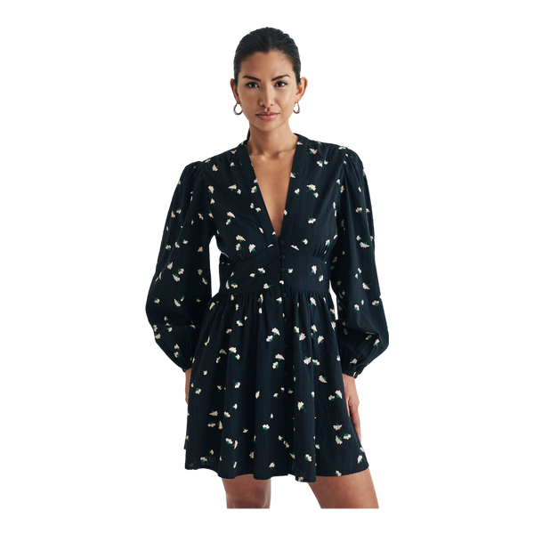 Nobody's Child Starlight Long Sleeve Print Floral Mini Dress