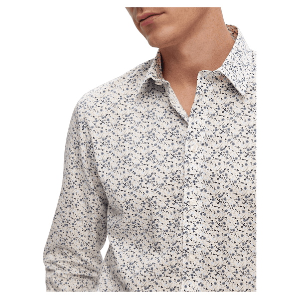 Selected Soho Long Sleeve Patterned Shirt