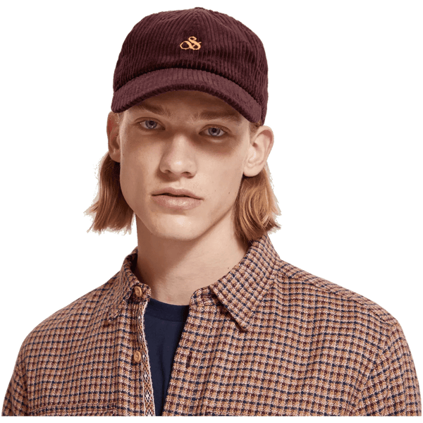 Scotch & Soda Heavy Cord Cap Hat for Men