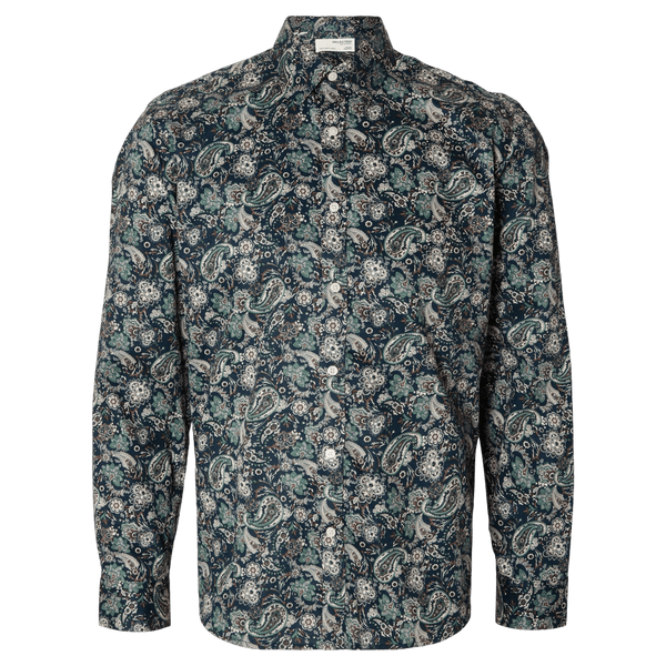 Selected Soho Long Sleeve Patterned Shirt