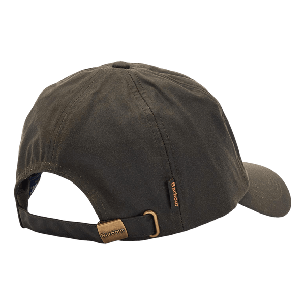 Barbour Wax Sports Cap in Olive