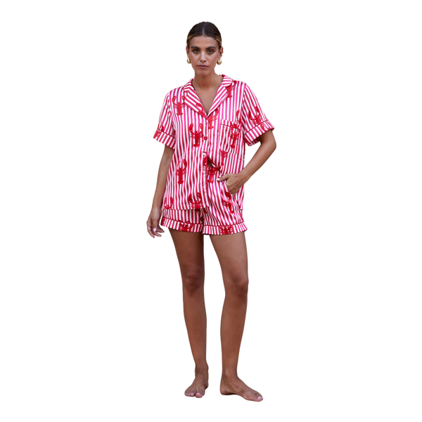 The Night Store Satin Short Pyjamas Set