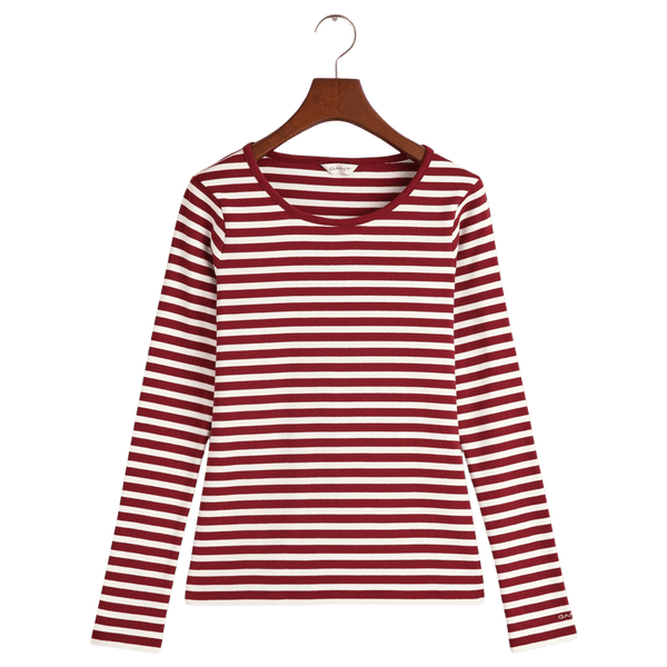 GANT Slim Striped Long Sleeve T-Shirt