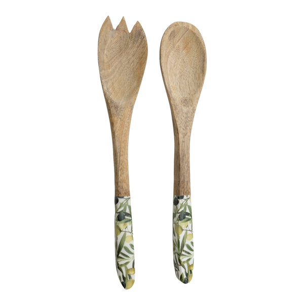 Candlelight Mango Wood Serving Spoon & Fork