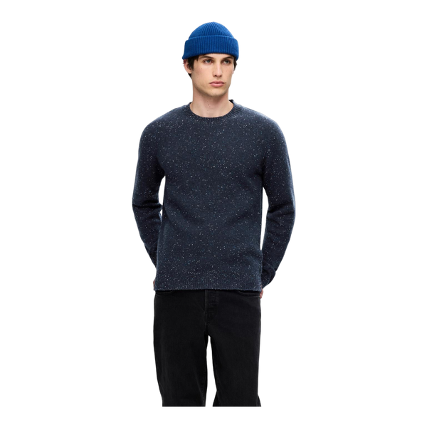 Selected Neil Long Sleeve Knit Neps Crew Neck