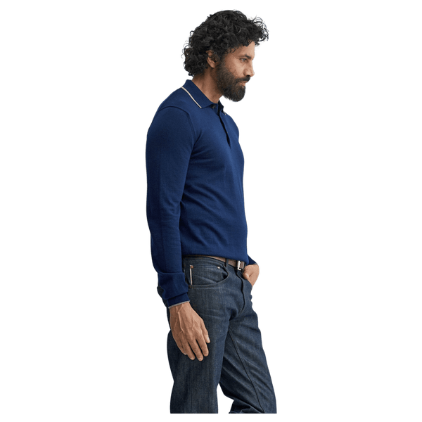 Oliver Sweeney Sulby Merino Knitted Polo Shirt