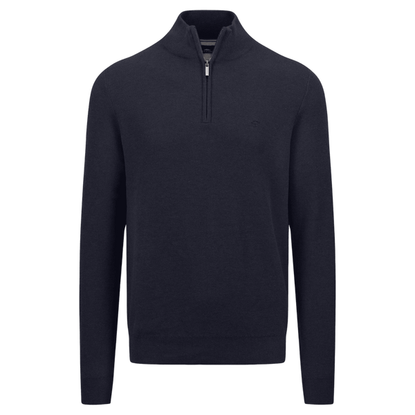 Fynch-Hatton Textured Troyer 1/4 Zip Sweater