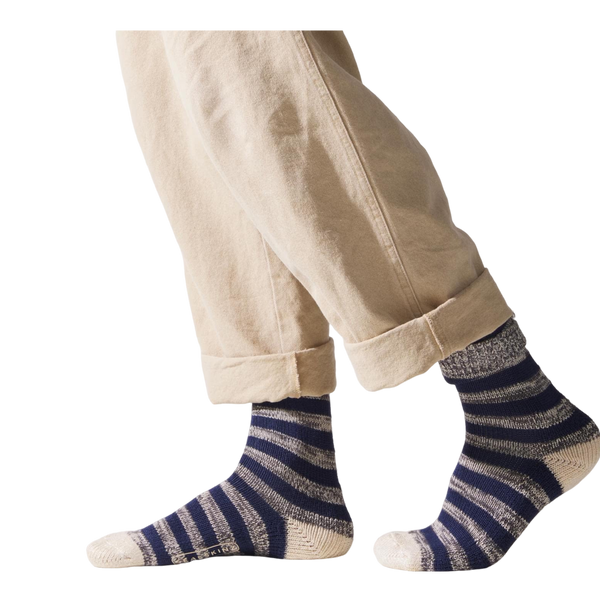 Sealskinz Banham Bamboo Mid Length Stripe Socks