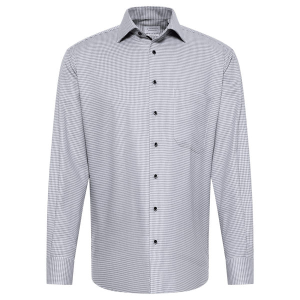 Eterna Long Sleeve Print Formal Shirt