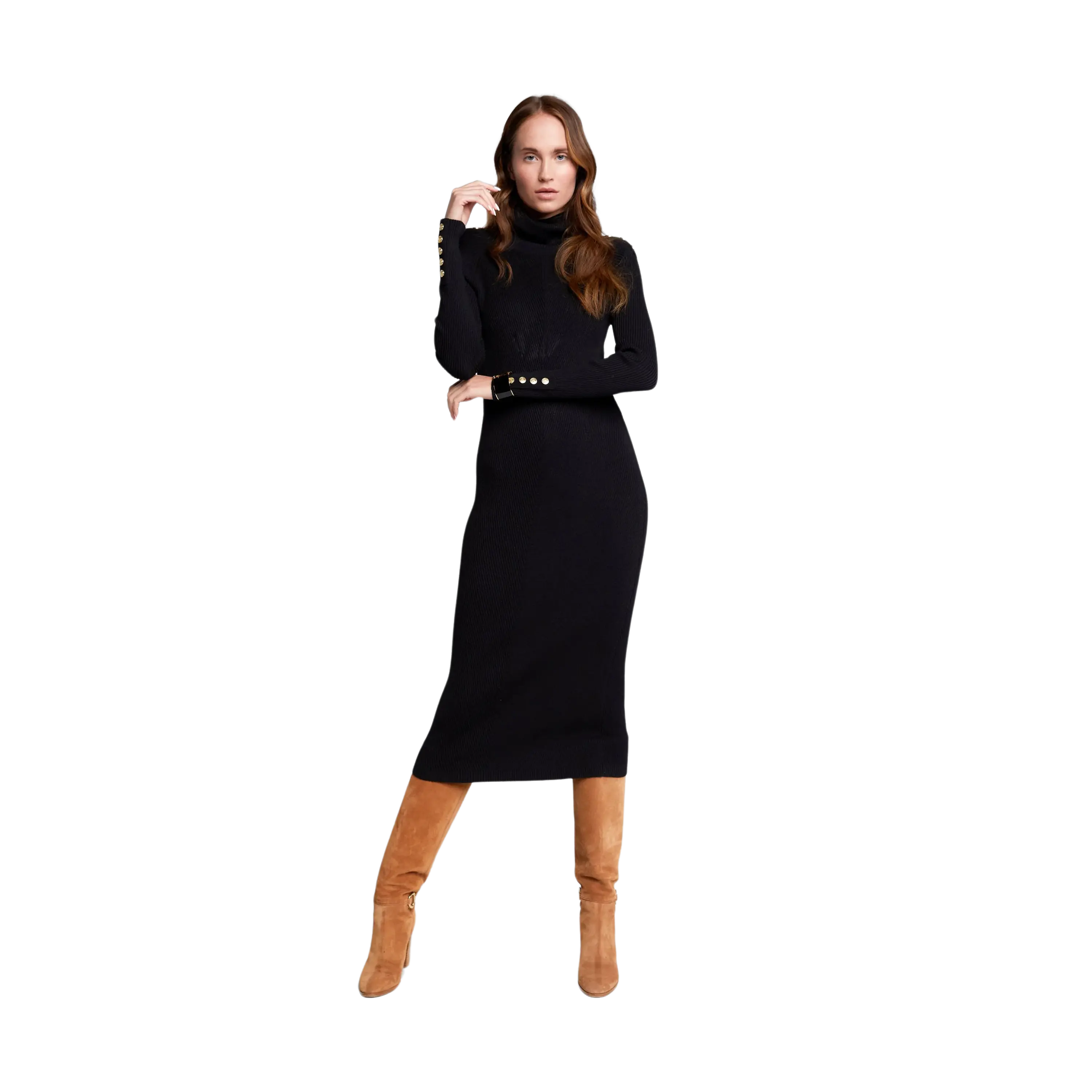 Kensington Jumper Dress (Black) – Holland Cooper ®