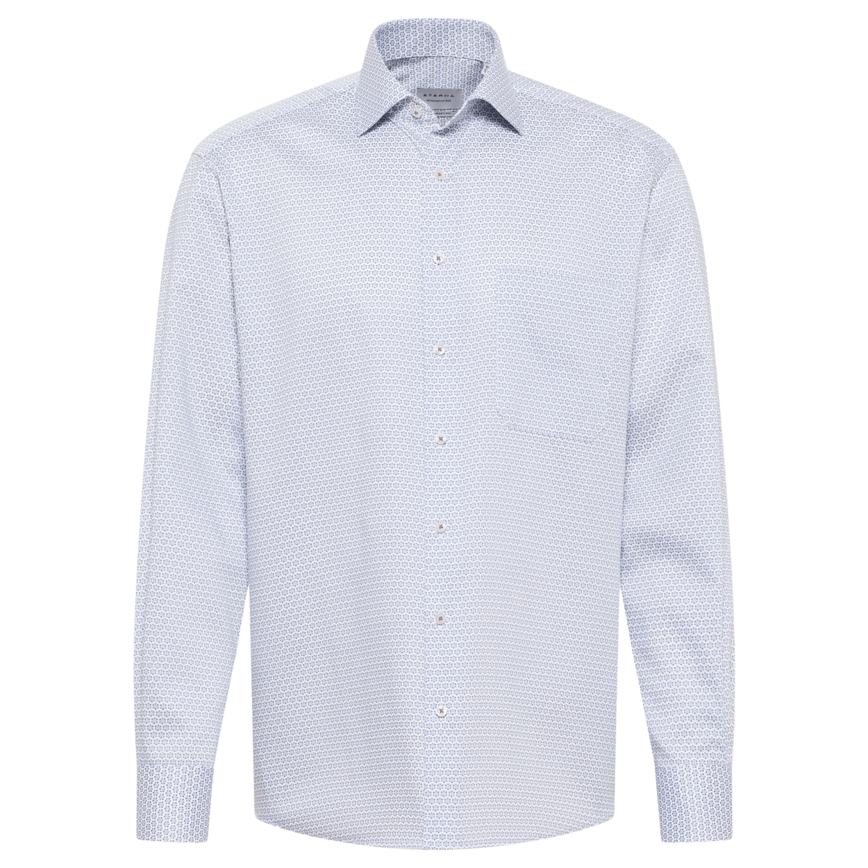 Eterna Eterna White Shirt With Trim, Menswear, Formal Shirts