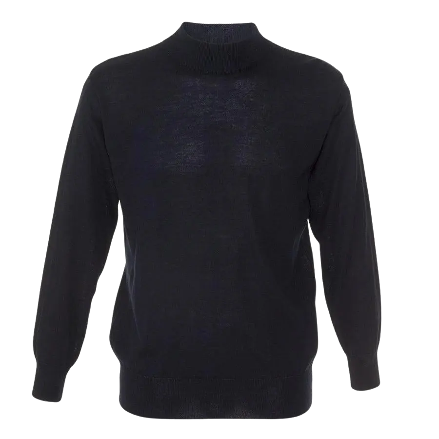 Franco Ponti Turtleneck Pullover In Navy | Coes