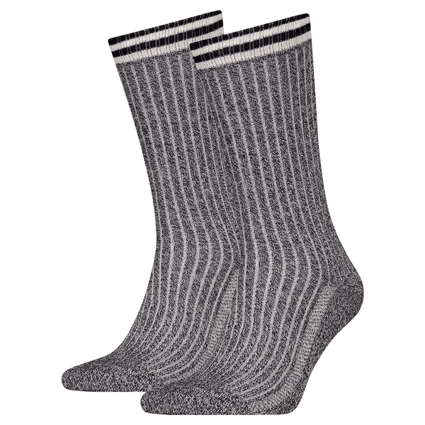 Levi's Reg Cut Boot Socks Mouline 2 Pack