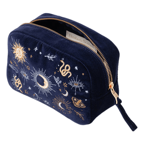 Elizabeth Scarlett Boho Mysticism Velvet Makeup Bag