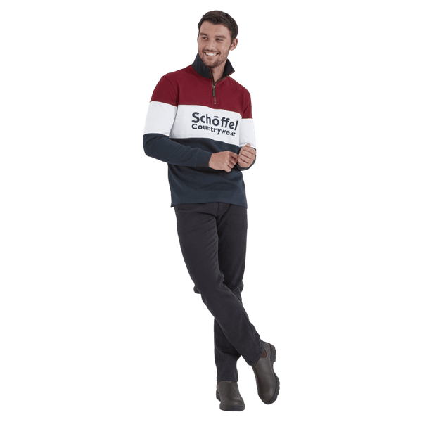 Schoffel Exeter Heritage 1/4 Zip Sweatshirt