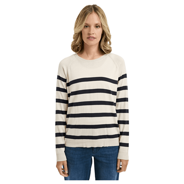 Smith & Soul Fine Knit Striped Raglan Pullover