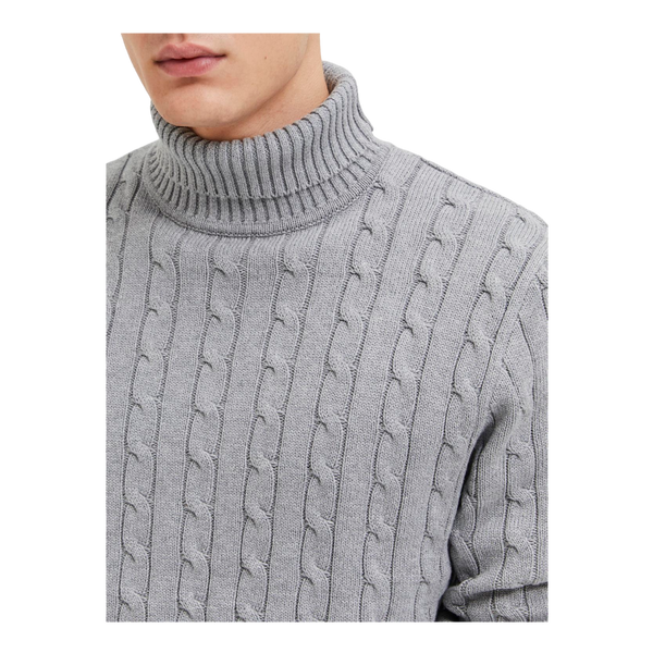 Selected Ryan Structured Roll Neck