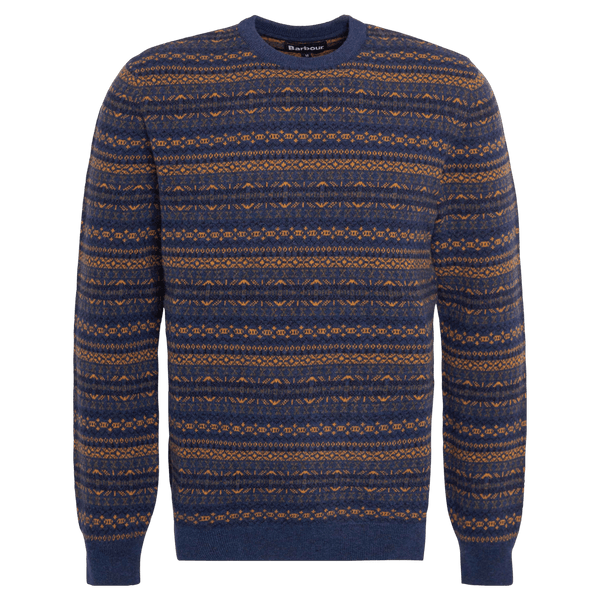 Barbour Orkney Fair Isle Crew Neck Sweater