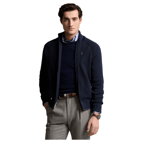 Polo Ralph Lauren Long Sleeve Full Zip Knit Jumper