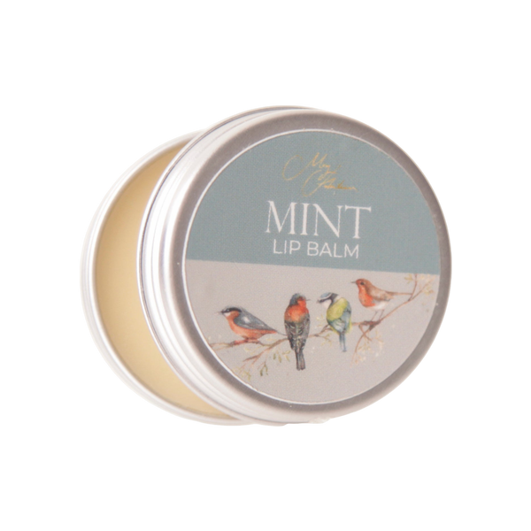 Meg Hawkins Mint Lip Balm With 'The Lookout' British Birds Design