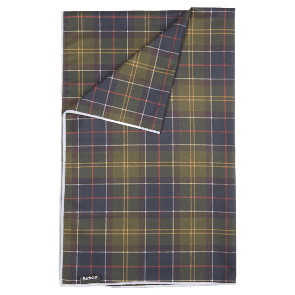 Barbour Tartan Quick Dry Dog Towel