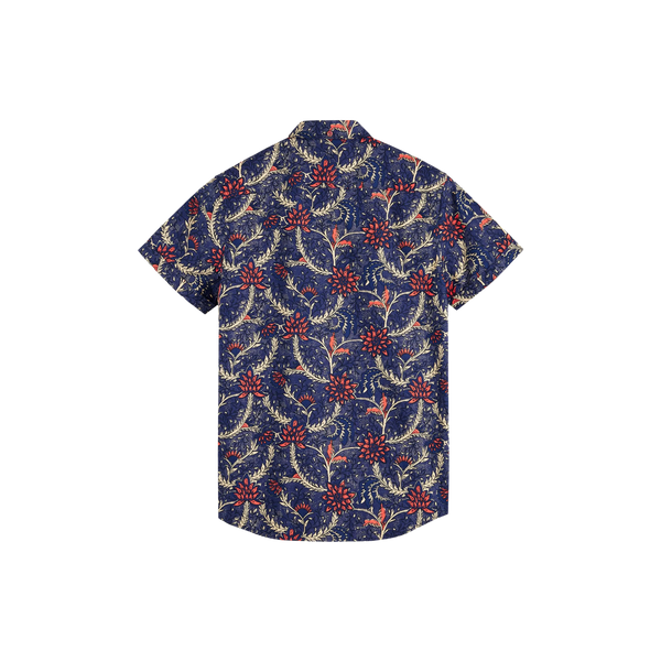 Scotch & Soda Printed Light Weight Short Sleeve Shirt