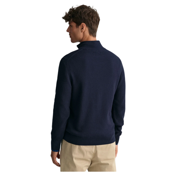 GANT Cotton Texture Half Zip