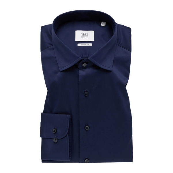 Eterna Long Sleeve Plain Shirt