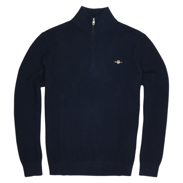 GANT Cotton Texture Half Zip