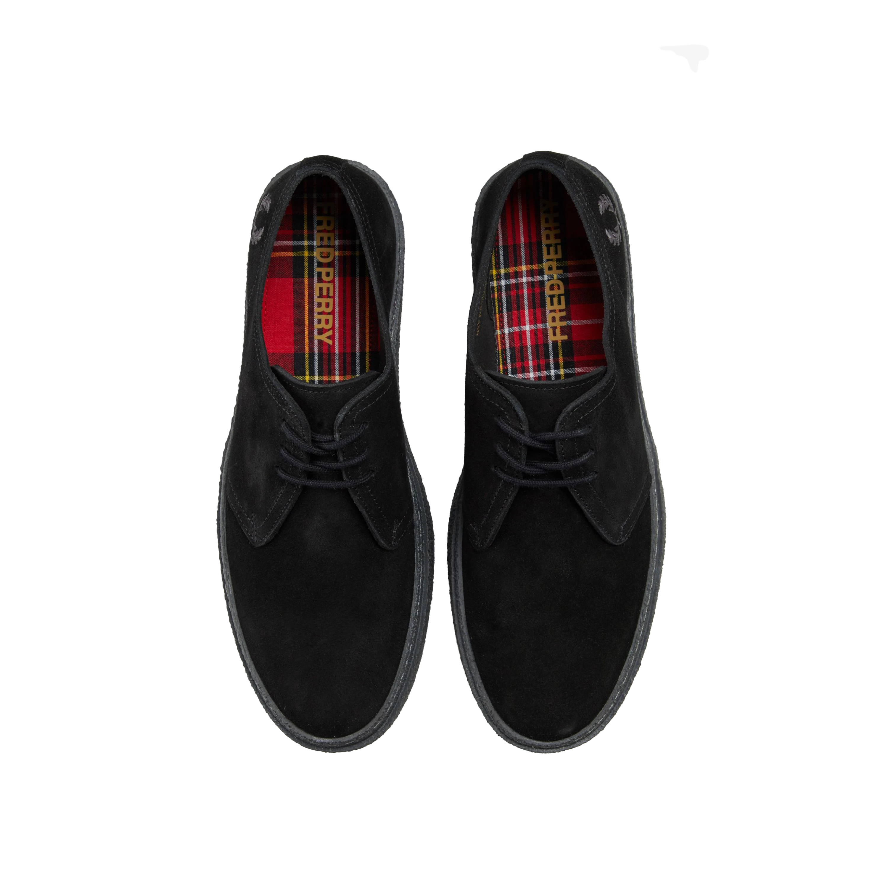 Fred perry hotsell black suede shoes