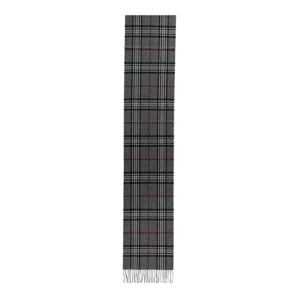 Fraas Plaid Wool/Cashmere Scarf